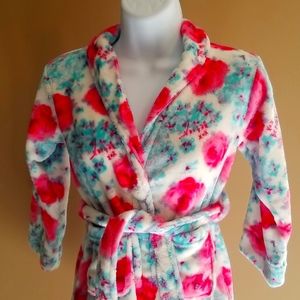 NWT Betsy Johnson girls floral robe (S 6/6x)